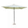 Schöner 2 x 2 m Gartenschirm aus anthrazitfarbenem Aluminium
