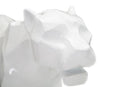 Statua Pantera 70x32,5x18 cm in Poliresina Bianco