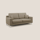 Divano 2 Posti 146x95x91 cm in Tessuto Marrone