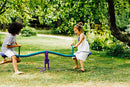 Altalena Dondolino Girevole per Bambini da Giardino 83x193x66 cm in Metallo 