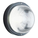 Plafoniera Tonda da Esterno 40W in Resina Sovil Nera