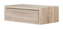 Mensola da Parete 1 Cassetto 45x13,4x23,7 cm in Fibra di Legno Lego Maxi Rovere Sagerau
