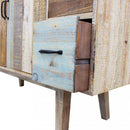 Mobile Fred 131x40x77 h cm in Legno Multicolor