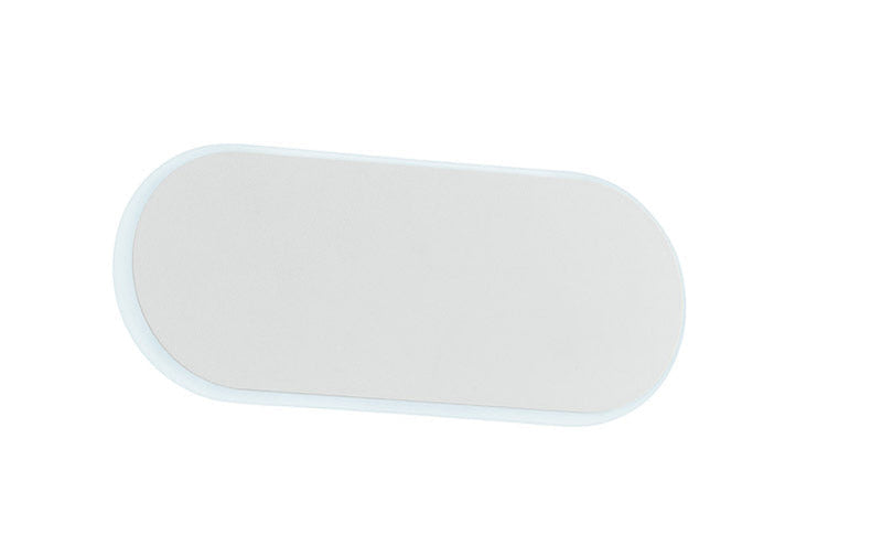 Applique da Interno a LED in Metallo Bianco Opaco