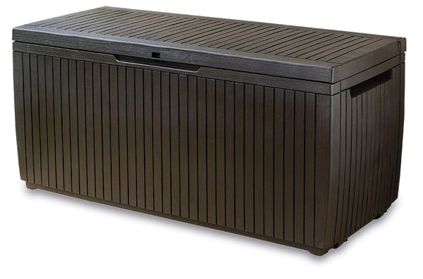 Outdoor-Truhe 123 x 57 x 54 cm aus braunem Keter-Springwood-Harz online