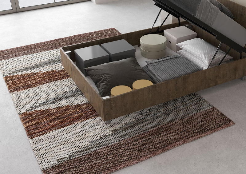 Letto 1 Piazza e Mezzo Nuamo Noce Varie Misure