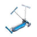 Monopattino 3 ruote Telescopico e Ripiegabile Max 50Kg Globber Elite Azzurro