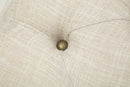 Set 2 Pouf Contenitore Tirana Coppia 102x43,5x49,5 - 82x36x37 cm in Legno e Ferro 