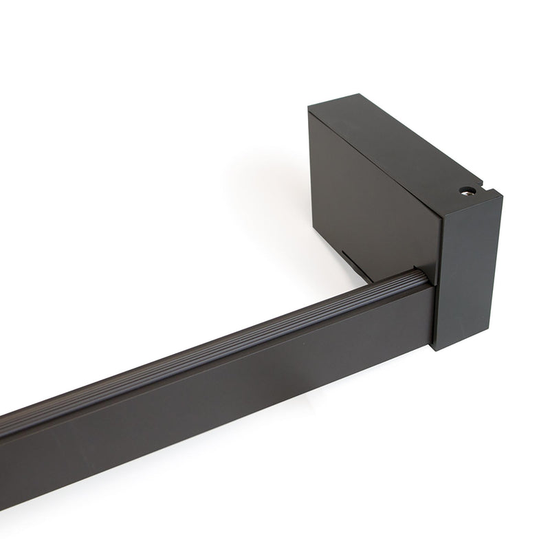 Barra Appendiabili per Armadio a Batteria 85,8-100,8 cm con LED Bianco Naturale e Sensore di Movimento Emuca Moka