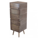 Cassettiera Colorado 40x36,5x99 h cm in Legno Multicolor