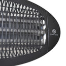 Lampada Riscaldante a Basso Consumo Radiatore per Esterni 2000W Nero 180-210 cm 