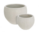 Set 2 Vasi Brush Sfera Beige