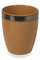 Set mit 6 Wassergläsern aus Steingut 330 ml Villa d'Este Home Tivoli Senf Naima