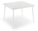 Tavolo da Giardino 70x70x71 cm in Acciaio Kraus Giotto Bianco
