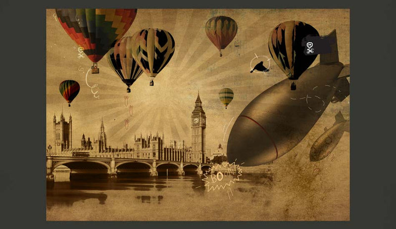 Fotomurale - Concorsi Mongolfiera Carta Da Parato Erroi