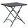 Tisch Bristol 70 x 70 x 72 h cm aus anthrazitfarbenem Stahl