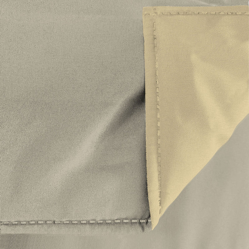 Trapunta Invernale Tinta Unita in Microfibra 200gr Tortora Panna Varie Misure