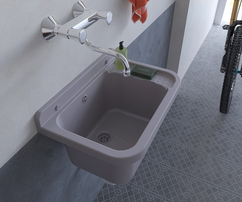 Lavatoio in Polipropilene 13,5l Forlani Pilozzo 50 Grigio Varie Misure