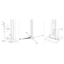 Doccia da Giardino Miscelatore e Lavapiedi Arkema Jolly Fuxia