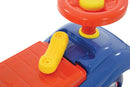 Macchina Cavalcabile per Bambini Volante Direzionabile Vano Contenitore e Telefono Marvel Spidey Blu