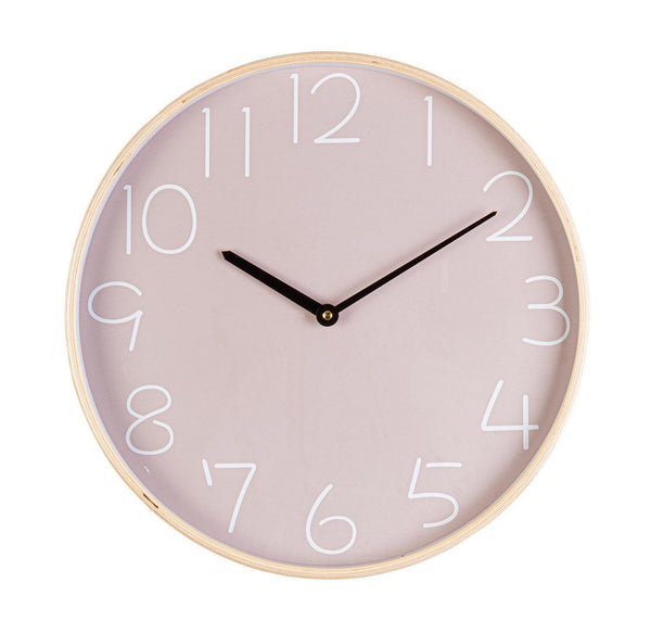 acquista Orologio da Parete  Ø40,8x4,8 cm in Legno Lorens Tortora