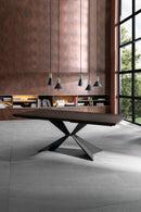 Tavolo Fisso 200x100x76 cm in Rovere Impiallacciato Stark Naturale