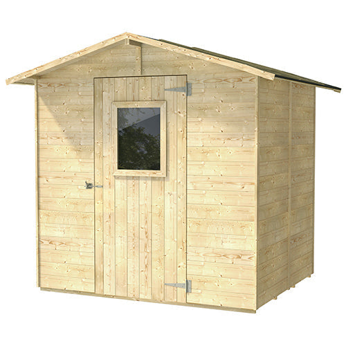sconto Hauskiste Holzschuppen für Werkzeuge mit Tür und Fenster 200X305X214Cm 