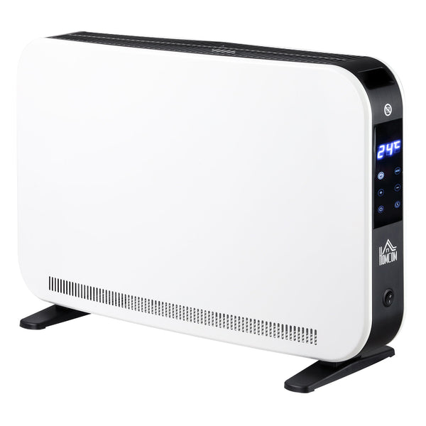 prezzo Termosifone Elettrico 3 Modalità Timer e Termostato 60x18,5x39,5 cm Bianco e Nero