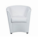 Poltrona Adda 75x66x76 cm in Similpelle bianca