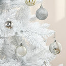 Albero di Natale Artificiale 180 cm 550 Rami in PVC Bianco