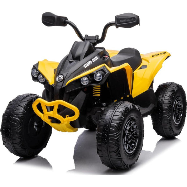 Quad Elettrico per Bambini Licenza Can-Am Renegade 12V ATV Telecomando e Ammortizzatori Giallo sconto