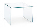 Tavolino Iride Quadrato con Vetro 60x60 in Vetro