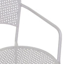 Sedia da Giardino 55x49x89cm in Ferro Ivrea Bianca