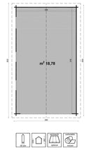 Box Auto Garage da Esterno 3,5x6m in Legno