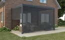 Pergola Bioclimatica 3x4 m in Alluminio Grigio scuro