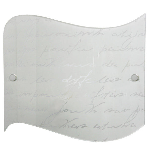 Applikation 1xE27 Chromrahmen Glasplatte Geschrieben E-Energy Veronica online