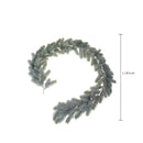 Ghirlanda Abete con Glitter 185 cm 168T Grigio