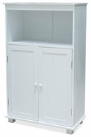 Mobile 2 Ante 1 Ripiano 60x30x97,5 cm in Legno Soriani Bianco