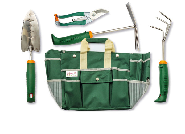 acquista Gardening Pruning Kit 4 Tools mit Green Folding Hocker Bag