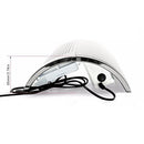 Aspiratore per Unghie da Tavolo 3 Ventole 36W con Sacchetti Porta Polvere 