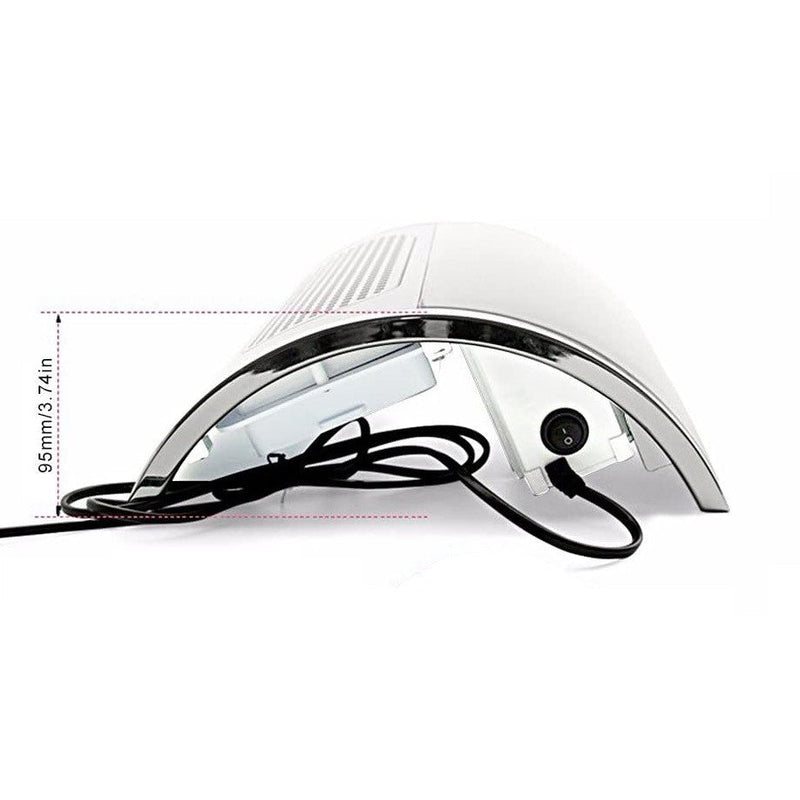 Aspiratore per Unghie da Tavolo 3 Ventole 36W con Sacchetti Porta Polvere 