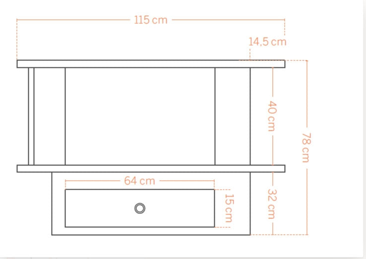 Camino a Bioetanolo da Pavimento 115x78x42,5 cm Grace Bianco