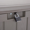 Baule Cassapanca da Esterno 128x64x67 cm in Polietilene