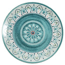 Set 4 Piatti Piani Ø30x3 cm  in Porcellana Sottosmalto VdE Tivoli 1996 Pantelleria 