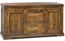 Mobile Buffet 2 Ante 4 Cassetti in Legno Antic Chiaro