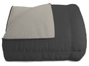 Trapunta Invernale Doubleface 300gr Grigio Chiaro\/Grigio Scuro