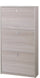 Schuhschrank 3 Türen 63x117x18 cm Ulme hell