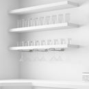 Portabicchieri Sottopensile 41 cm Porta Calici Coppe in Acciaio Cromato Emuca