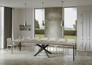 Tavolo Allungabile 180-440x90x77 cm Volantis Cashmere Telaio Antracite 
