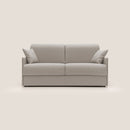 Divano Letto 2 Posti 149x90x96 cm in Tessuto Panna